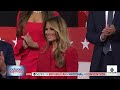 Melania Trump enters RNC convention hall to roaring applause and standing ovation