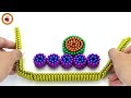 Magnet Challenge - How To Make Caterpillar 415F2 Backhoe Loader From Magnetic BallsASMR Videos 4K