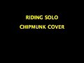 Riding Solo chipmunk cover