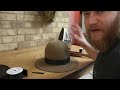 Handmaking a felt hat