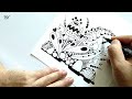 52 # 100 days of tangling | zentangle 100 day challenge | zentangle doodle art | zentangle art