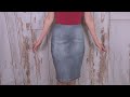 A clever way to upsize a skirt easily and quickly - for beginners!