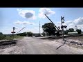 CN 2280 and 2293 lead UP AASAR(?) @ Fountain, IL (7/22/24)