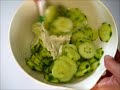 SOUR CREAM CUCUMBERS How to make SOUR CREAM CUCUMBERS Recipe