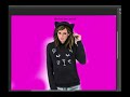 Emma Watson with cat ear hoodie!