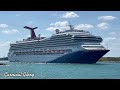 Carnival Glory Cruise Ship Sail Away - Port Cananveral, FL - May 31st, 2024