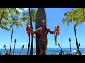 [4K] Exploring Waikiki in Honolulu Hawaii USA Walking Tour & Travel Vacation Guide 🎧 Binaural Sound