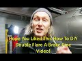 How to Double Flare a Brake Pipe // DIY