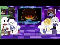 Undertale reacts to Chara vs Nightmare Sans | Credits in description