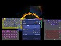 me playing  terraria but dum stuff haappend
