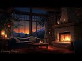Relaxing by the Fireplace: 1-Hour Lofi Mix for Cozy Vibes and Study | Chill, Work & Focus