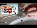 Replace cartridge - single lever mixer tap DIY