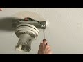 How to use tissue as gasket for noisy ceiling fan