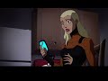 Artemis and Cheshire call Will - Young Justice: Phantoms Episode 8