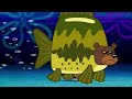 The Sea Bear Attacks Squidward, SpongeBob & Patrick! 🐻 SpongeBob SquarePants