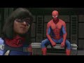 Marvel's Avengers Spiderman introduction cutscene