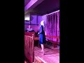 Lady Windsor Rose sings I Dreamed A Dream at Blue Sundays, Central Station, London on 15/4/18