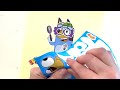 Bluey Stickers - Make a Face - Bluey Activities!