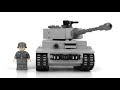 Building the Lego Tiger Tank -  Battle of the Bulge WW2