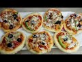 Chicken Mini Pizza (chicken tikka) Recipe By Kitchen With Duaa || recipe #113