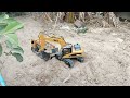 Rc Excavator construction and dump 1573 ,Rc dump truck job ,#rctruck #rcexcavator #rcrcrc