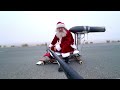Rocket Skateboard Santa Clause.