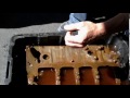 HOW TO REMOVE RUST OFF OF 350 CHEVY ENGINE BLOCK LIKE NEW