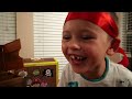 Evan Finds Ryan's World  Mega Mystery Treasure Chest Pirate Toy