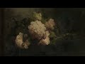 Vintage Moody Flower Painting • Vintage Art for TV • 3 hours of steady Artwork • Romantic Ambience