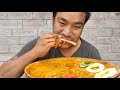 spicy Pork ribs || fermented black crab and Black sesame seeds || Naga style || kents vlog.