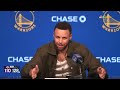 Steph Curry & Steve Kerr Postgame Interview- Warriors beat Lakers team missing LeBron James, 128-110
