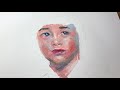 oil pastel drawingㅣ오일파스텔 인물화 해리포터 그리기