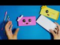 How to make a paper pencil box and pen holder (easy and beautiful)