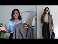 WIDE LEG PANTS - 7 Outfit Ideas - Fall Basics - Part 1 - Capsule Wardrobe