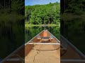 Canoeing on Round pond in Great Barrington Massachusetts May 25, 2024