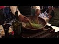 Tossing the Caesar Salad at the Caesar Hotel in Tijuana, Mexico