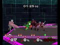 【SSBM TAS】3 Marth vs Yoshi Handicap 9 Damage Ratio 0.5