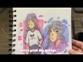 ♡ Chill Draw w/ me ♡ first page ☆~ #drawing #art #chill #markers #kuromi