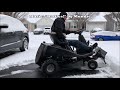 Paraplegic Plowing Snow