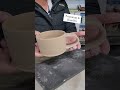 Trimming Cups & Making Handles #makingpottery #ceramic