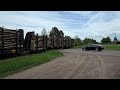 Always Nice To Get A Wave From The Crew As They Haul Pulpwood North.. #trains #trainvideo