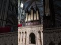 The Lincoln cathedral pipe organ roars!