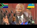 THABO MBEKI WA AFURIKA Y'EPFO ABWIJE UKURI TSHISEKEDI NA NDAYISHIMIYE KU NTAMBARA YA M23 MURI CONGO