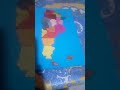 Mapa de argentina de madera puzzle