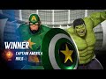 Hulk & Green Captain America VS Red Hulk & Red Spider man - Marvel vs Capcom Infinite