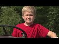 7-year-old works the land, drives a tractor as a young farmer