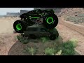 BeamNG.drive Off Road Adventure To Area 5!! Monster Trucks From Outer Space