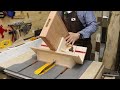 ⚡[ DIY ] Secrets of the woodworking master / How to make a perfect spline jig / FINE WOODWORKING