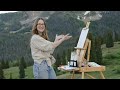 new plein air easel | painting outdoors + meeden art easel review