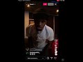 Toosii recording song on Instagram live 3-24-21